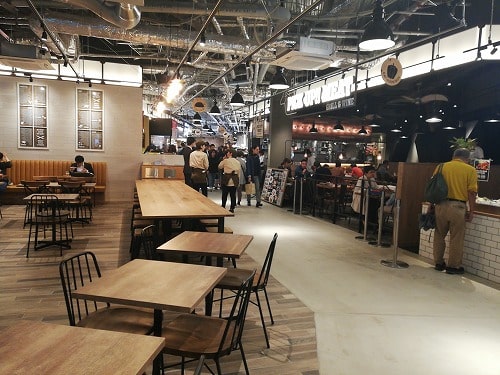 エビスタ西宮のフードホールStreet KITCHEN